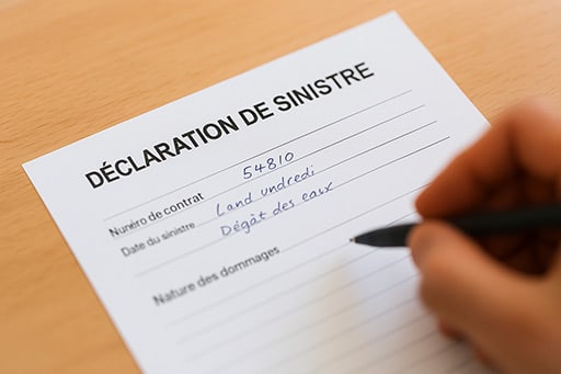 Document D&eacute;lai de d&eacute;claration d'un sinistre habitation