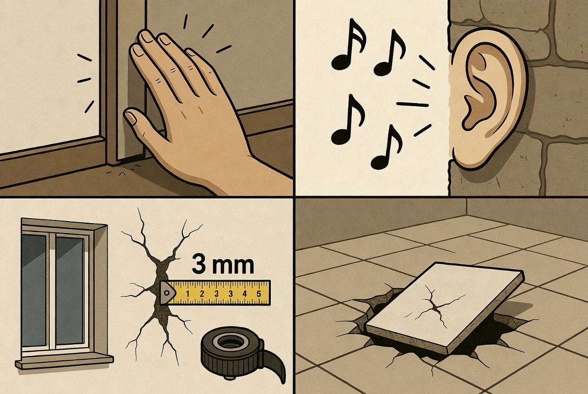 les 4 signes d'alerte d'une fissure dangereuse