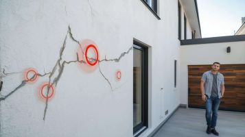 Fissures maison neuve