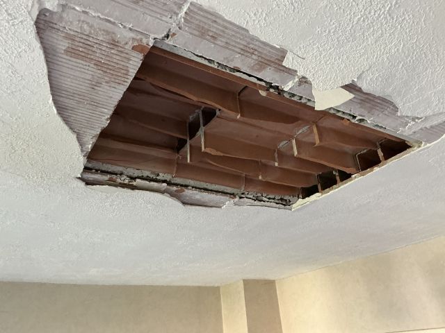 expertise effondrement plafond